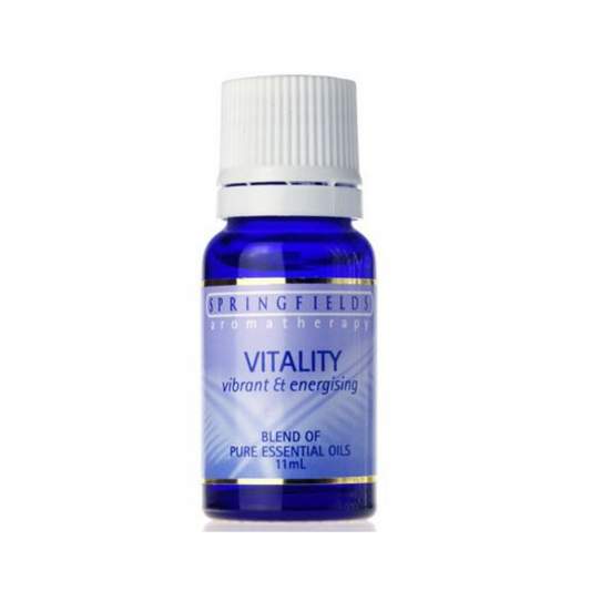 springfields vitality vibrant & energising blend of pure essential oils