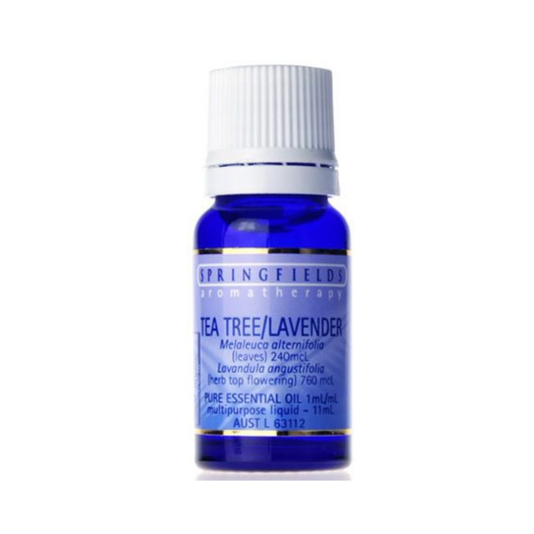 springfields teatree and lavender pure essential oil blend