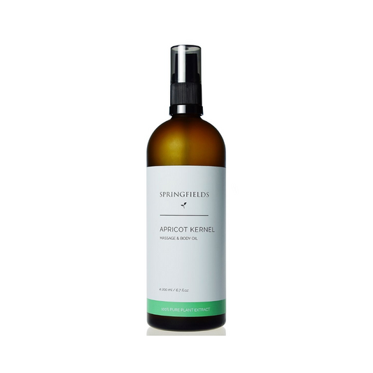 springfields apricot kernel massage body oil