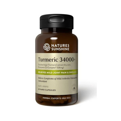 natures sunshine tumeric 34000+ hard capsules