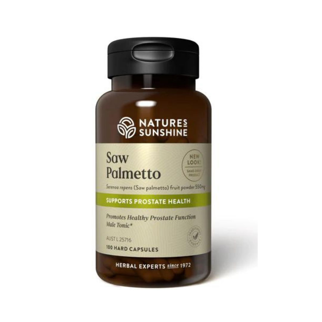 natures sunshine saw palmetto hard capsules