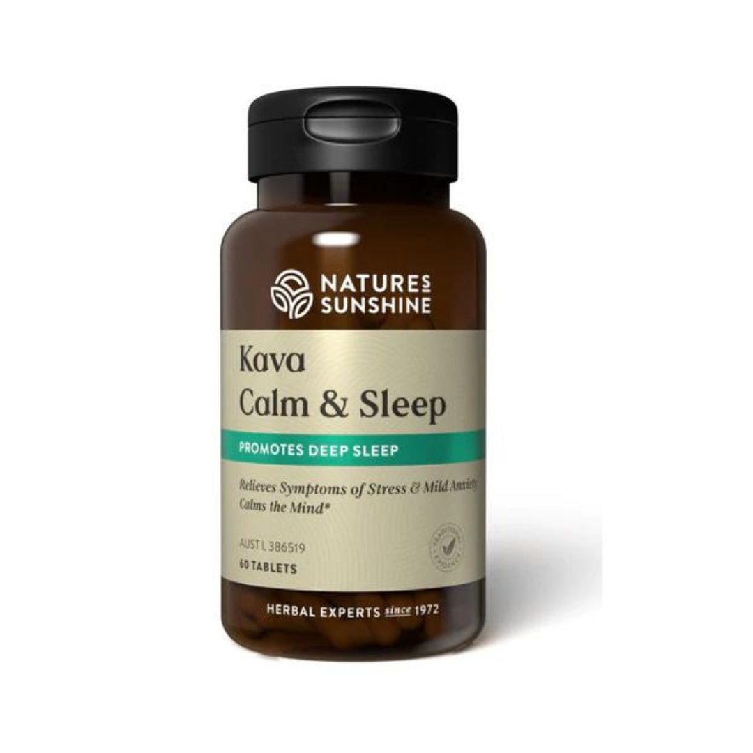 nature's sunshine kava calm and sleep tablets